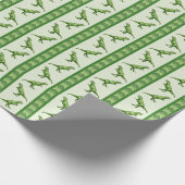 Tyrannosaurus Rex Streep Cadeaupapier (Hoek)