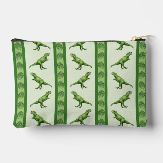 Tyrannosaurus Rex Stripe Zipper Pouch Etui (Achterkant)
