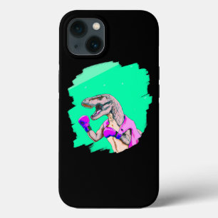 Tyrannosaurus Rex T Rex Boksen Koele Grappige Dino Case-Mate iPhone Case