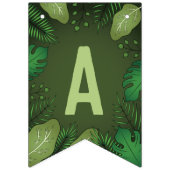 Tyrannosaurus Rex T-rex Dinosaur Happy Birthday Vlaggetjes (Derde vlag)