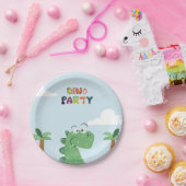 Tyrannosaurus Rex/T-Rex Verjaardag Papieren Bordje (Feest)