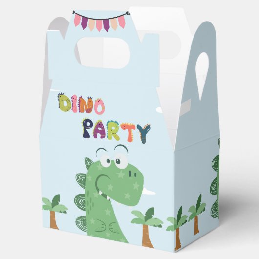 Tyrannosaurus Rex/T-Rex verjaardagsfeestje Bedankdoosjes (Geopend)