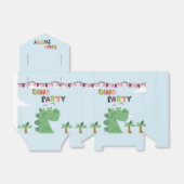 Tyrannosaurus Rex/T-Rex verjaardagsfeestje Bedankdoosjes (Uitgevouwen)