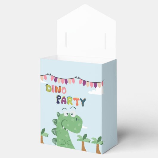 Tyrannosaurus Rex/T-Rex verjaardagsfeestje Bedankdoosjes (Geopend)