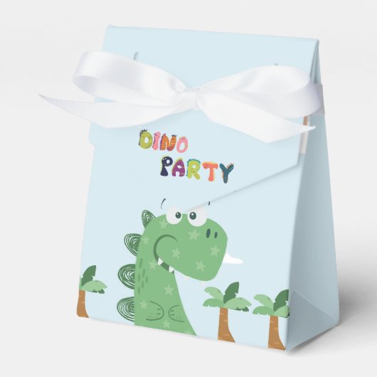 Tyrannosaurus Rex/T-Rex verjaardagsfeestje Bedankdoosjes (Voorkant Zijde)