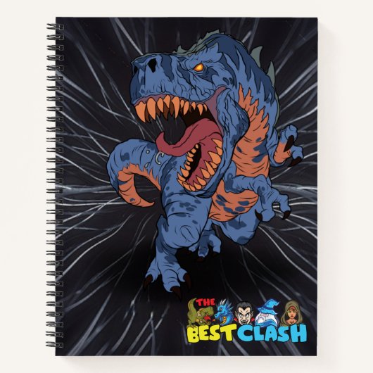 Tyrannosaurus Rex The Best Clash® Ruler T-Rex Notitieboek (Voorkant)