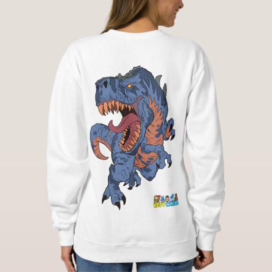 Tyrannosaurus Rex The Best Clash® Ruler T-Rex Trui (Achterkant)