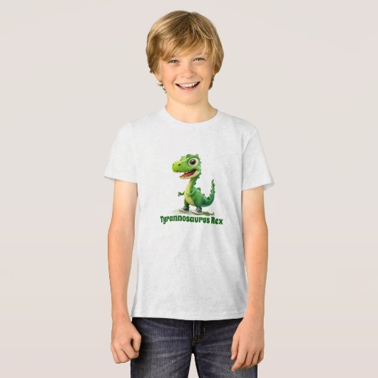 Tyrannosaurus Rex Tri-Blend Shirt (Voorkant volledig)