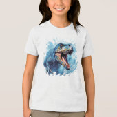 Tyrannosaurus rex Tri-Blend shirt (Voorkant)