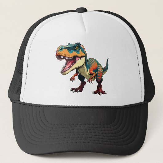 Tyrannosaurus Rex Trucker Pet (Voorkant)