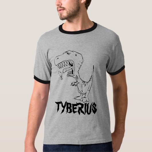 Tyrannosaurus_Rex, TYBERIUS T-shirt (Voorkant)