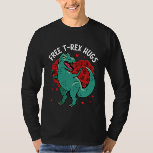 Tyrannosaurus Rex Valentijns Dinosaur Boy Girl Di T-shirt
