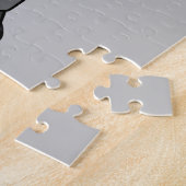 Tyrannosaurus rex verkleed als de terminator. legpuzzel (Zijkant)