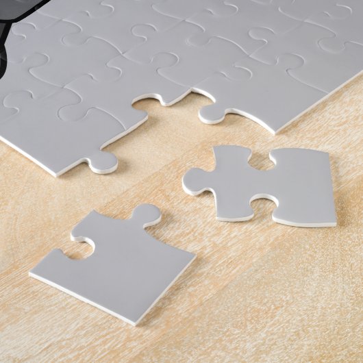 Tyrannosaurus rex verkleed als de terminator. legpuzzel (Zijkant)