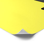 Tyrannosaurus rex verkleed als een Punk. Poster (Hoek)