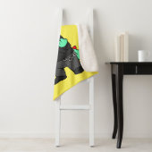 Tyrannosaurus rex verkleed als een Punk. Sherpa Deken (In situ)