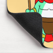 Tyrannosaurus rex verkleed als Leonidas. Muismat (Hoek)