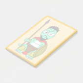 Tyrannosaurus rex verkleed als Leonidas. Post-it® Notes (Schuin)