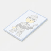 Tyrannosaurus rex verkleed als robocop. post-it® notes (Schuin)