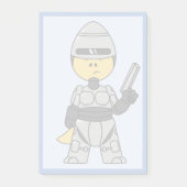 Tyrannosaurus rex verkleed als robocop. post-it® notes (Voorkant)