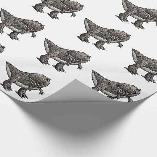 Tyrannosaurus Rex-verpakkingspapier Cadeaupapier (Hoek)