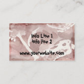 Tyrannosaurus Rex Visitekaartje (Achterkant)