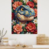 Tyrannosaurus rex Wall Art Poster Print T-Rex (Keuken)