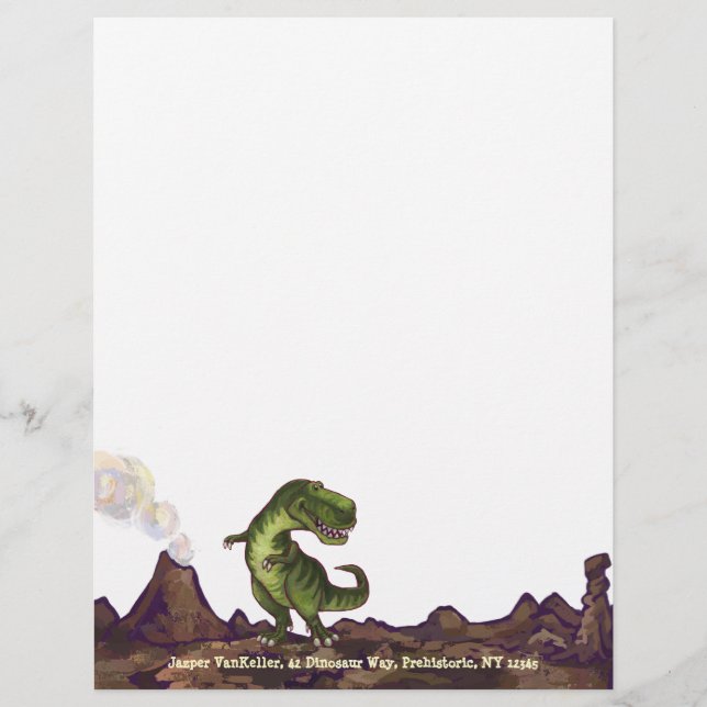 Tyrannosaurus Rex Writing Stuff (Voorkant)