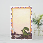 Tyrannosaurus Rex Writing Stuff Briefpapier (Staand voorkant)