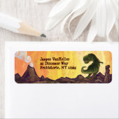 Tyrannosaurus Rex Writing Stuff Etiket (Insitu)