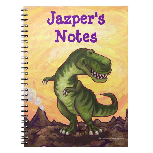 Tyrannosaurus Rex Writing Stuff Notitieboek (Voorkant)
