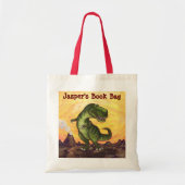 Tyrannosaurus Rex Writing Stuff Tote Bag (Voorkant)