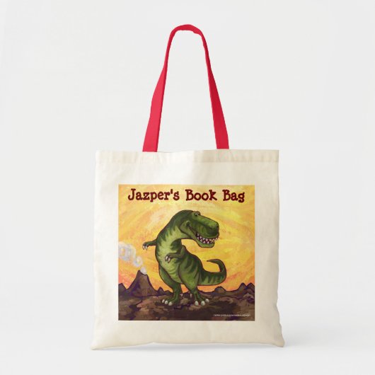 Tyrannosaurus Rex Writing Stuff Tote Bag (Voorkant)