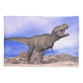 Tyrannosaurus roaring - 3D rendering Kussensloop (Achterkant)