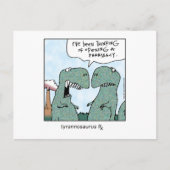Tyrannosaurus Rx Briefkaart (Voorkant)