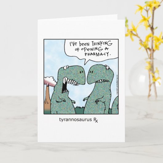 Tyrannosaurus Rx Kaart (Gele Bloem)