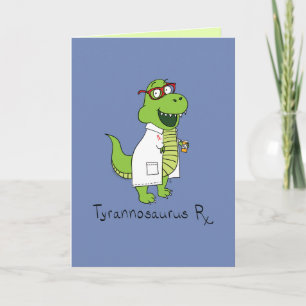Tyrannosaurus Rx T Rex Funny Wenskaart Kaart