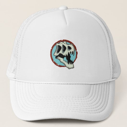 Tyrannosaurus Schedel Trucker Pet (Voorkant)