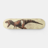 Tyrannosaurus Skateboard (Horizontaal)