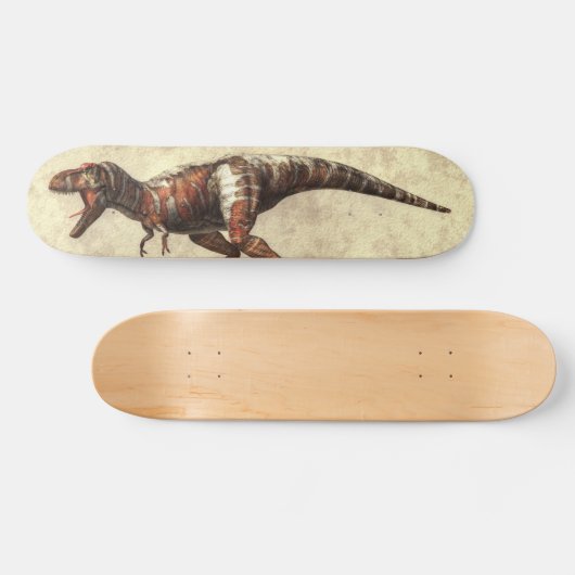 Tyrannosaurus Skateboard (Horizontaal)
