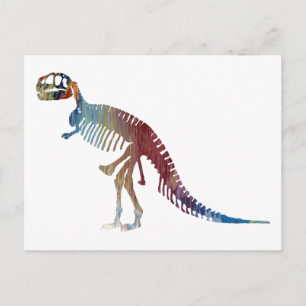 Tyrannosaurus skeleton briefkaart