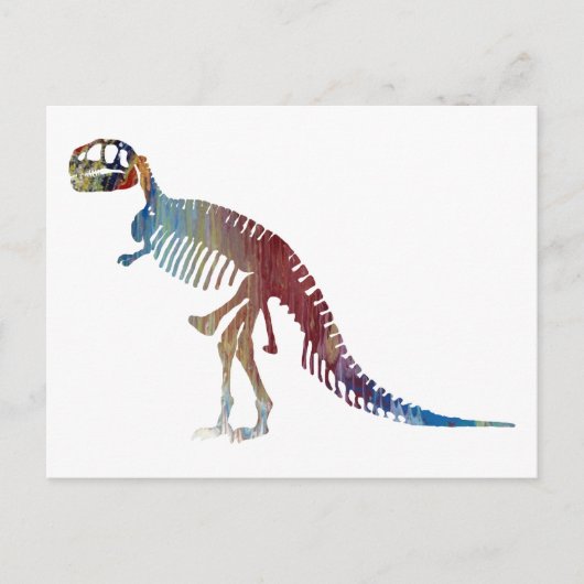 Tyrannosaurus skeleton briefkaart (Voorkant)
