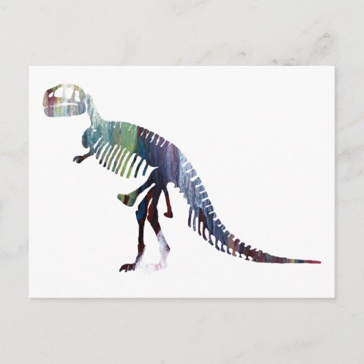 Tyrannosaurus skeleton briefkaart (Voorkant)