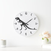 Tyrannosaurus Skeleton - Choose background color Grote Klok (Huis)