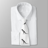 Tyrannosaurus Skeleton - Choose background color Stropdas (Gebonden)