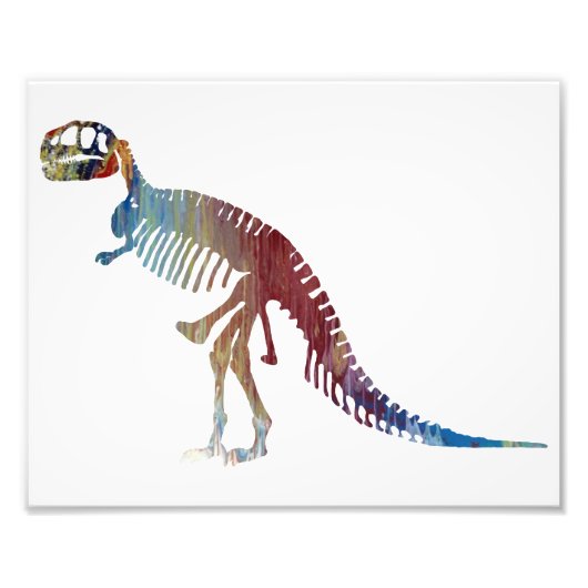 Tyrannosaurus skeleton foto afdruk (Voorkant)