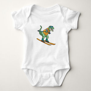 Tyrannosaurus Skier Skibril Ski Romper