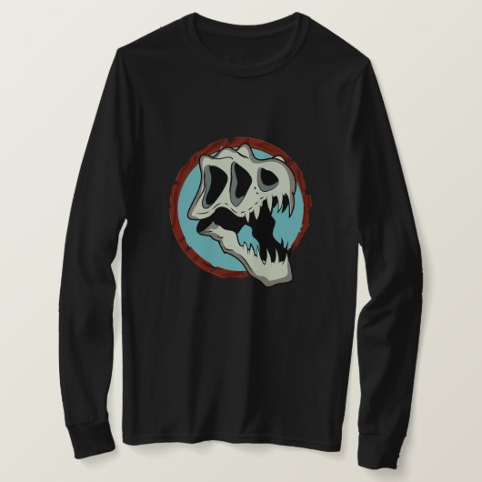Tyrannosaurus Skull T-shirt (Design voorkant)