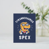 Tyrannosaurus Spex Briefkaart (Staand voorkant)