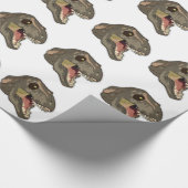Tyrannosaurus STRIKES Cadeaupapier (Hoek)